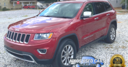 Jeep Grand Cherokee Limited, Deep Cherry Red Crystal Pearlcoat, 2015